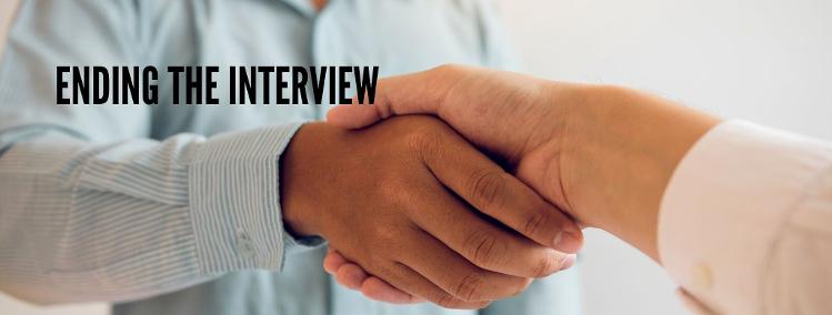 How to prepare for a job interview and how to end an interview